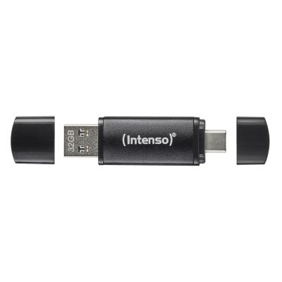 3. Intenso 3544492 USB-Stick 256 GB USB Typ-A / USB Typ-C 3.2 Gen 1 (3.1 Gen 1) Schwarz
