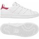 adidas ORIGINALS Stan Smith Junior Schuhe in weiß und rosa