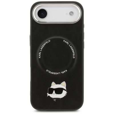 3. Karl Lagerfeld Choupette Pin MagSafe Hülle für iPhone Air Schwarz