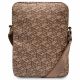 3. Guess Bag GUTB10HGCFSEW 10" braun/braune GCube Stripe Tablet-Tasche