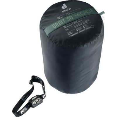 8. Deuter Orbit SQ +6C/43F ivy/ink Kunstfaserschlafsack