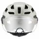 3. Fahrradhelm UVEX Finale Visier 56–61 cm, Sand/Weiß matt