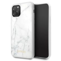 Guess Marble Case für iPhone 11 Pro - Weiß