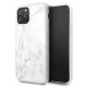 Guess Marble Case für iPhone 11 Pro - Weiß