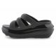 6. Crocs Mega Crush Flip-Flops mit drei Riemen 209842-001 