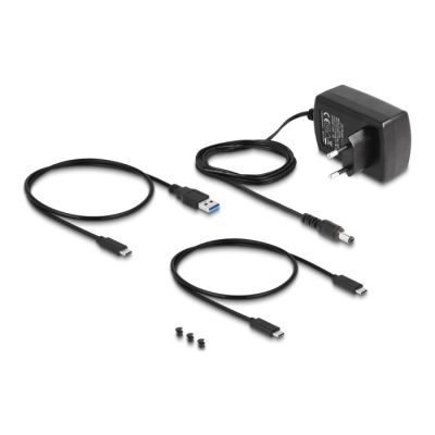 4. Delock – Speichercontroller – Klonfunktion – 2,5", 3,5", M.2 (6,4 cm, 8,9 cm) – M.2-Karte (PCIe NVMe und SATA) / SATA-SSD – USB-C 3.2 (Gen 2x1)