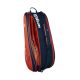 3. Wilson Roland Garros 2026 Team 6PK Tennistasche Orange und Marineblau WR8053301001