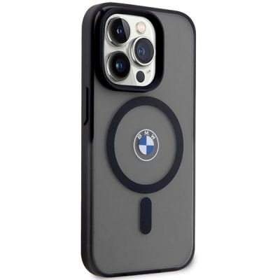 4. BMW Signature MagSafe Hülle für iPhone 14 Pro – Schwarz