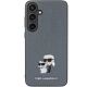 3. Karl Lagerfeld KLHCS24MPSAKCMPG S24+ S926 Hardcase grau/grau Saffiano Karl & Choupette Metallnadel