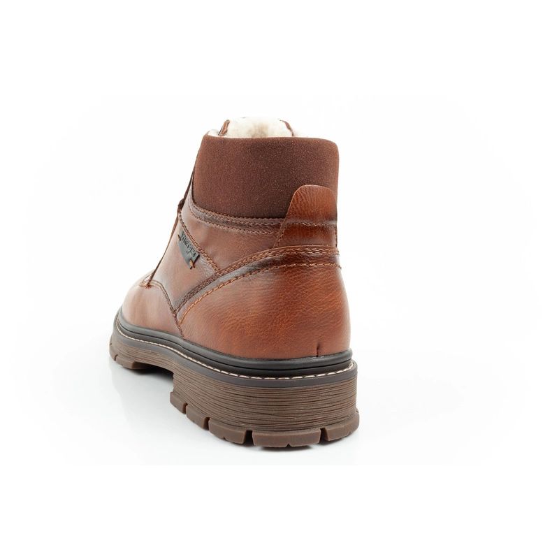 5. Wrangler Noah Herrenstiefel Chelsea Boots elegant isoliert braun