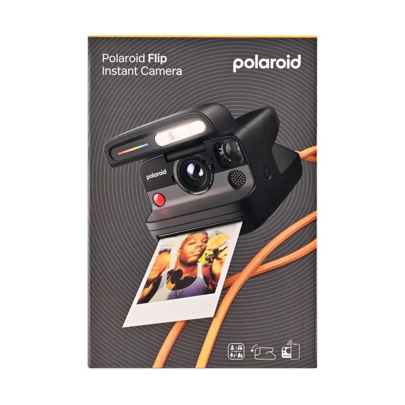 3. Polaroid Flip Sofortbildkamera, Schwarz