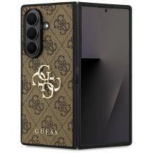Guess Big 4G Logo Classic Logo Hülle für Samsung Galaxy Z Fold7 - Braun