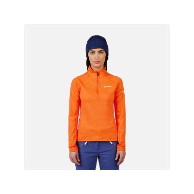ROSSIGNOL Damen-Sweatshirt W Blackside Mix HZ Fleece Orange