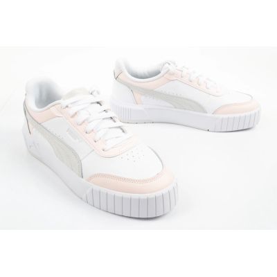 7. Puma Damen-Sportschuhe Carina Mia Sneaker aus Leder, weiß