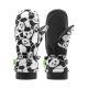 2. Qunature Panda Heat Transfer Kinder-Skihandschuhe, Größe S – Schwarz/Weiß