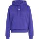 adidas Essentials Damen-Hoodie mit kleinem Logo, kuschelig weich, lila KF8402