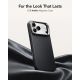 2. ESR Leder-Schutzhülle mit Ständer und MagSafe-Funktion für iPhone 18 Pro / 17 Pro – Schwarz