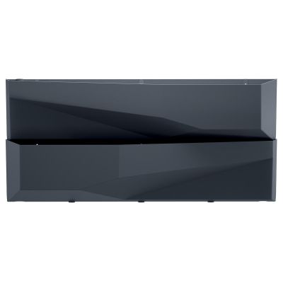 7. Vertikales Gartenblumenbeet, 4er-Set, Anthrazit