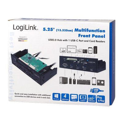 2. LogiLink UA0341 Interner SATA-Kartenleser Schwarz