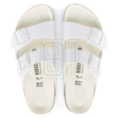 7. Birkenstock Arizona Birko-Flor Regular Women's/Men's Flip-Flops for Wide Feet for Summer White (1019061)