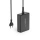 6. Hama 00201978 Mobiles Ladegerät für Laptop, Powerbank, Smartphone, Tablet, Schwarz, Wechselstrom-Schnellladefunktion, intern