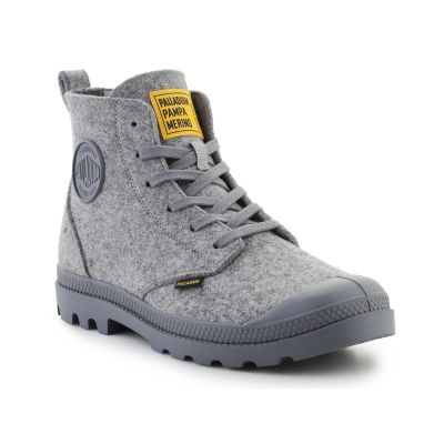 Palladium Pampa Hi Merino Schuhe 74377-027-M Grau