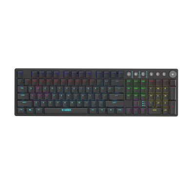 32. I-BOX AURORA K-6 RGB MECHANISCHE TASTATUR, ROTE SCHALTER, NIEDRIGES PROFIL GAMING