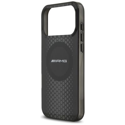 6. AMG Double Layer Transparent Graphics MagSafe Case für iPhone 17 Pro Max – Schwarz
