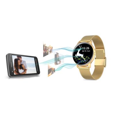 12. G.Rossi SW015-5 Damen-Smartwatch Gold