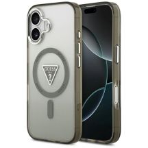Guess IML Gradient Triangle Logo MagSafe Hülle für iPhone 17 - oliv