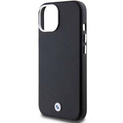 6. BMW Signature Wrapped Metal MagSafe Hülle für iPhone 15 Plus / 14 Plus – Schwarz