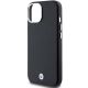 6. BMW Signature Wrapped Metal MagSafe Hülle für iPhone 15 Plus / 14 Plus – Schwarz