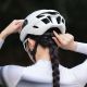 2. Rockbros LK-15 Carbonfaser-Fahrradhelm 58-62 cm - Hellgrau