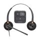 21. Poly EncorePro HW520 binaurales kabelgebundenes Headset, Schnellverschluss, Schwarz