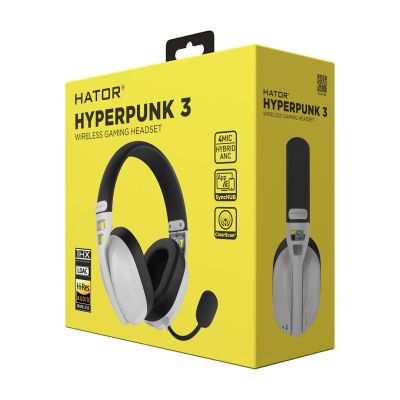 10. Hyperpunk 3 Kabellose Gaming-Kopfhörer Weiß