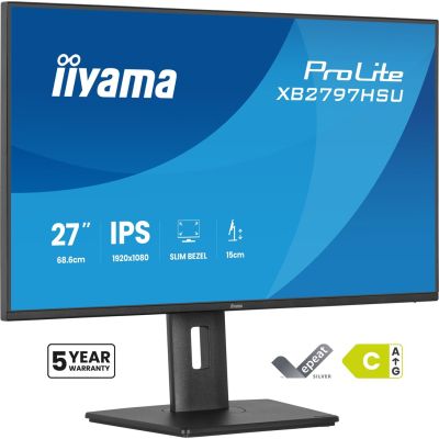 iiyama ProLite XB2797HSU-B1 Computermonitor 68,6 cm (27") 1920 x 1080 px Full HD LED Schwarz