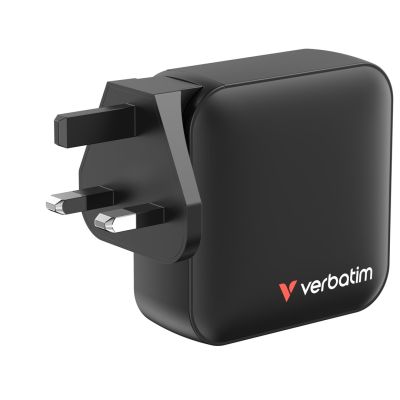 7. Verbatim Mini-GaN-Ladegerät 165W 3xUSB-C 1xUSB-A US/EU/UK