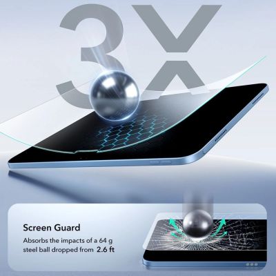 6. ESR Paper Feel 2er-Pack gehärtetes Glas für iPad 10,9" (2022) / 11" (2025)