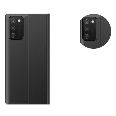 4. New Sleep Case Booktype Case Smart Schutzhülle mit Ständerfunktion Hülle für Samsung Galaxy A03s (166,5) rosa