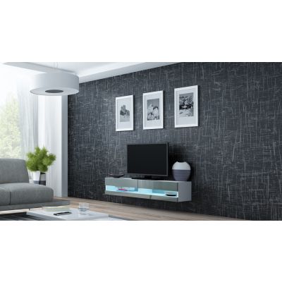 3. TV-Schrank VIGO NEW '140' 30/140/40 weiß/grau