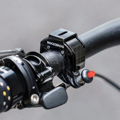5. Rockbros 34210006001 C-förmige Fahrradklingel, Schwarz 
