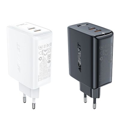 3. Acefast A29 PD50W GaN (USB-C + USB-C) Dual-Port-Ladegerät schwarz
