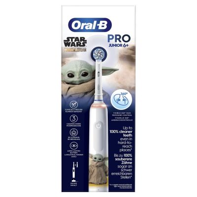 2. Oral-B PRO 14876674 Elektrische Kinderzahnbürste, rotierende Zahnbürste, mehrfarbig, weiß