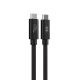 5. HYPER HyperDrive Next USB-Kabel USB4 Gen 3x2 1,2 m USB-C Schwarz