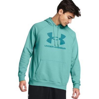 2. Herren-Sweatshirt Under Armour Rival Fleece Logo HD marineblau 1379758 482 M