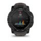 6. Garmin Instinct 3 – 50 mm AMOLED-Uhr, schwarz mit mattschwarzem Armband