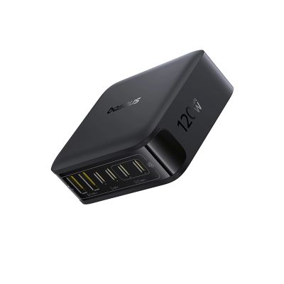 2. Baseus EnerFill FH21 120W Ladestation 4xUSB-C + 2xUSB-A - Schwarz