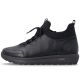 3. Schwarze, gefütterte Damen-Ankle-Boots aus Leder von Remonte Rieker (Modell D2V06-35)