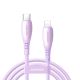 Joyroom S-A59 Vibrant Series 30W USB-C - Lightning Kabel 1,2 m - lila
