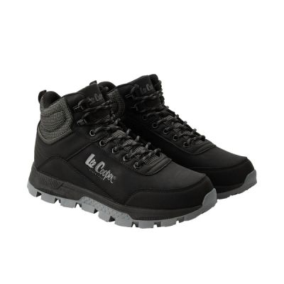 6. Lee Cooper Herren-Wintersneaker, schwarze Stiefeletten